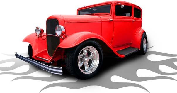 FLAME DECALS - racing transfers for all scale model cars