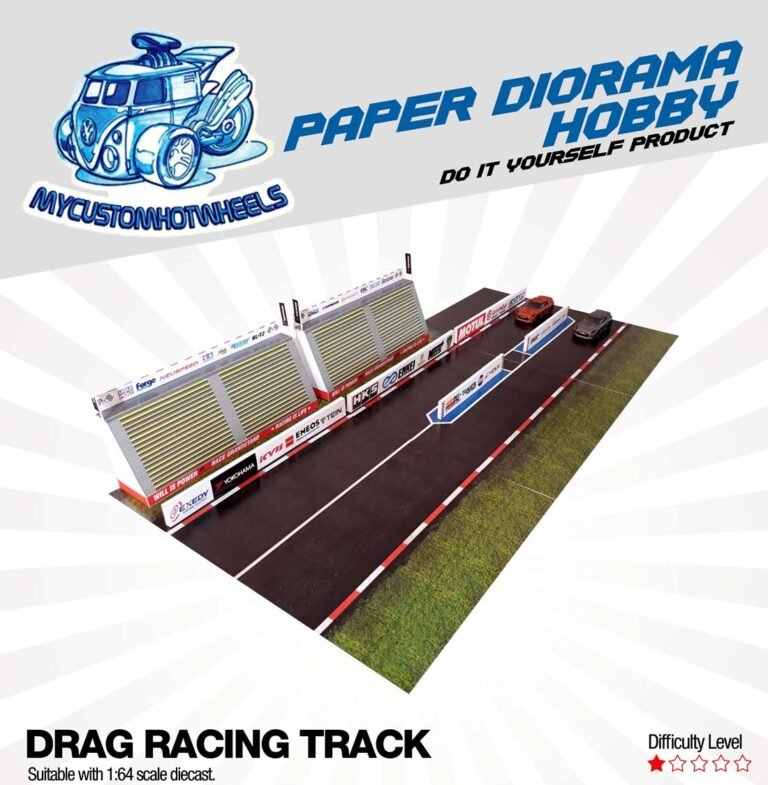 Drag Racing Track for Hotwheels