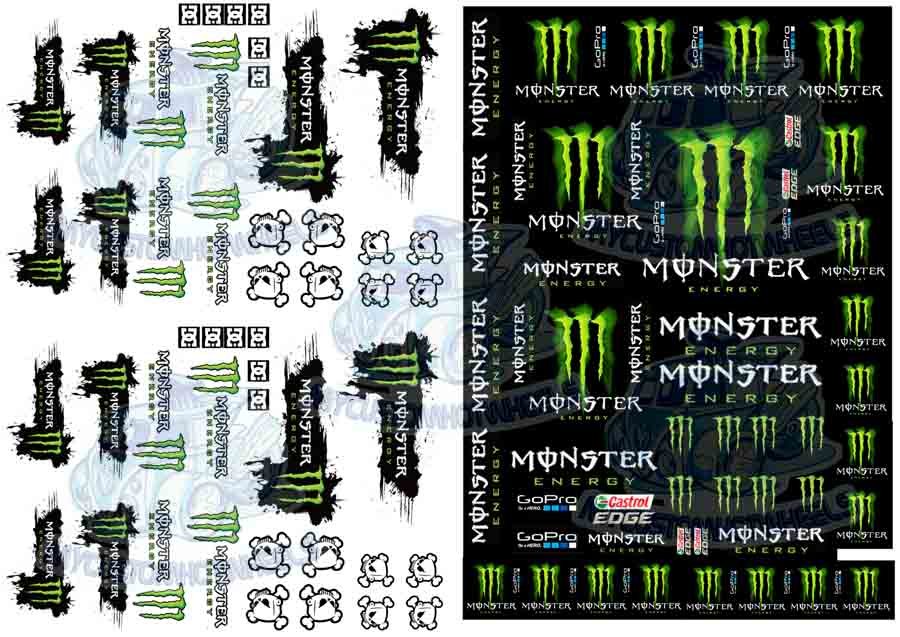 Monster-1-32 Monster Energy Racing Pack - Image 1