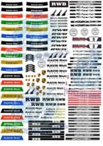 Rauh-Welt RWB Porsche Racing Decals - Image 18