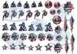 USA & Captain America Pack