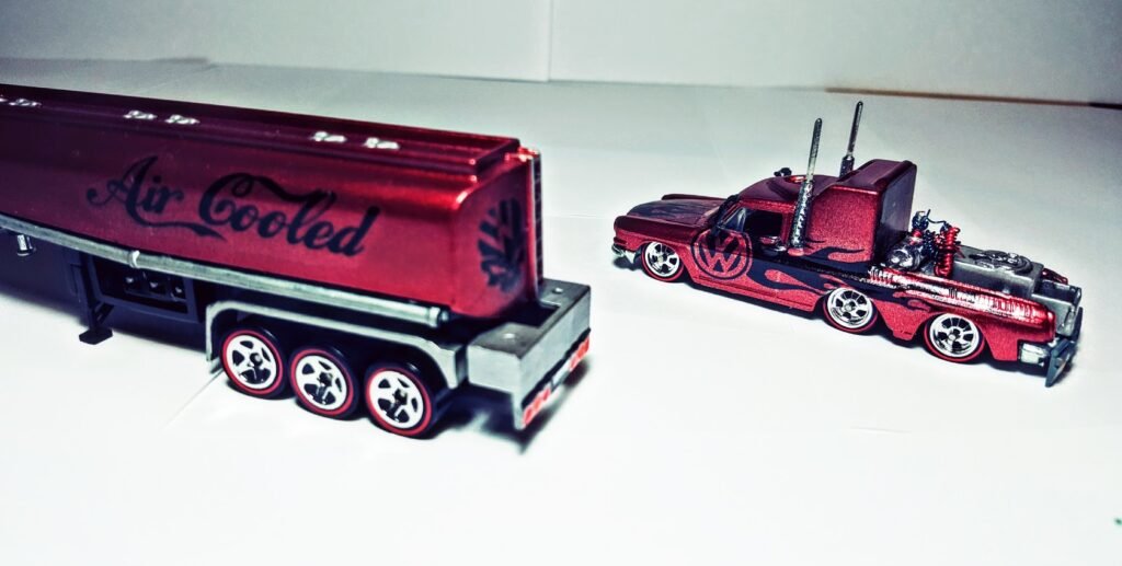 Hot Wheels volkswagen custom with vw decals