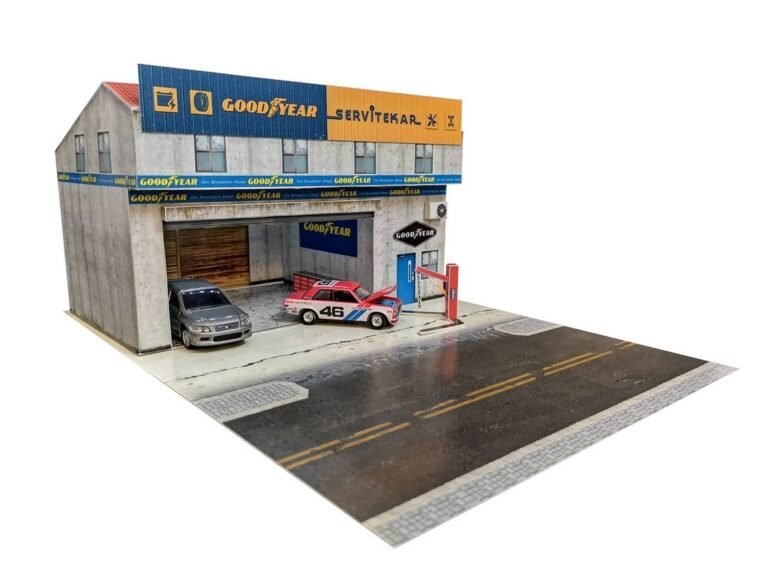 Goodyeaer service centre diorama building