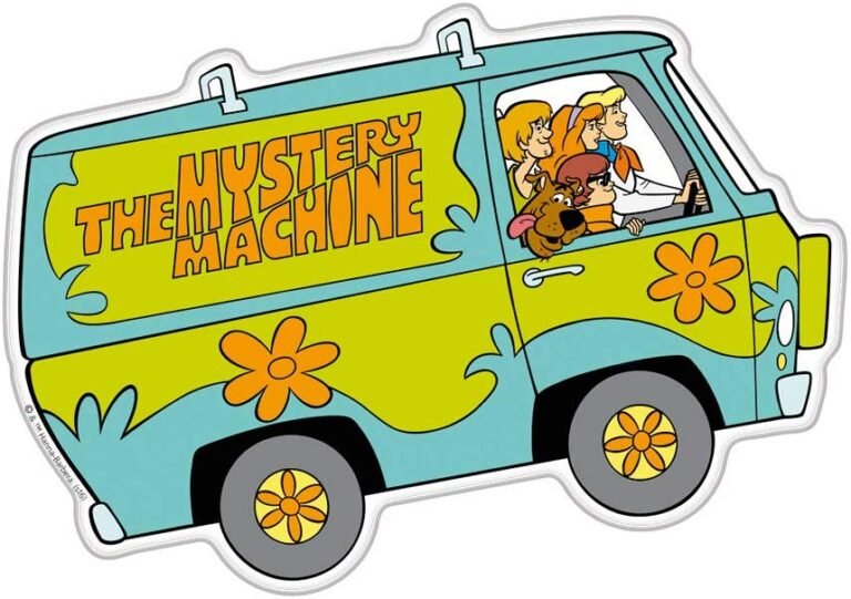 Scooby Doo Mystery Machine Decals for Hot Wheels