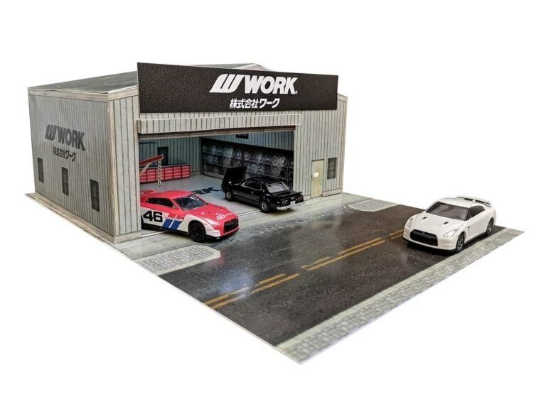 Work Garage Diorama Building in 1:64 scale